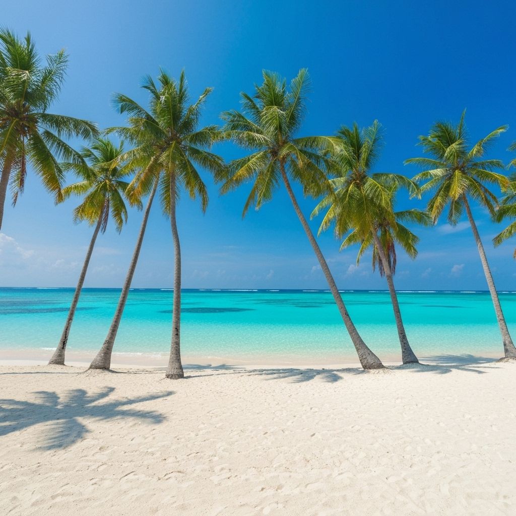 Tropical Paradise Scene